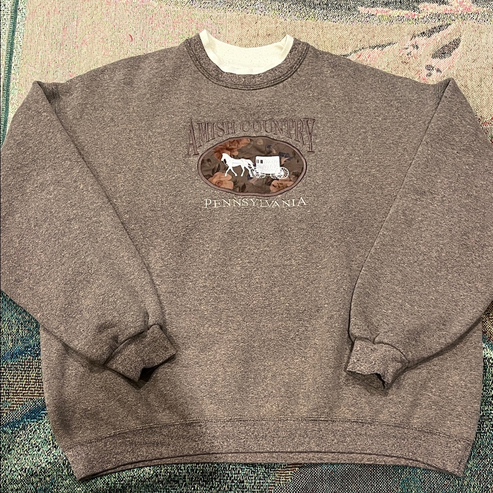 Vintage Lee Amish Country Pennsylvania Pullover